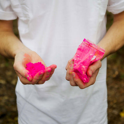 Premium colour powder bags for colour run fundraising school activity race holi gender reveal