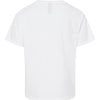 Front view of white youth bulk t-shirt