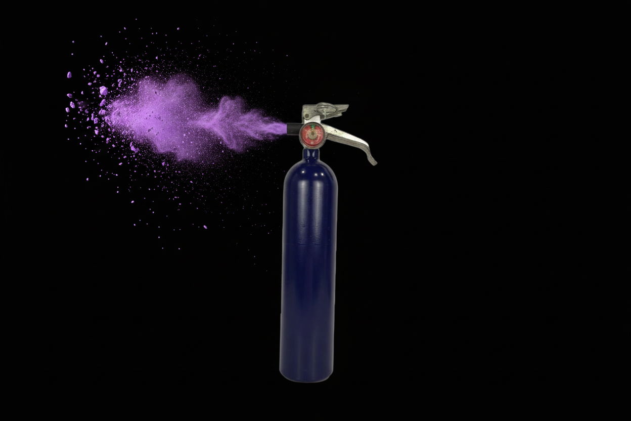 Extinguisher-colour-powder